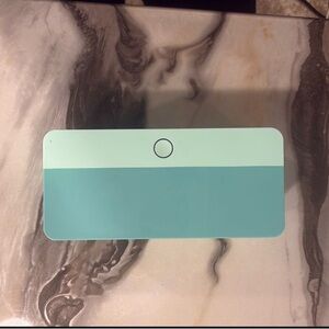 Mint and Teal Rectangular Device